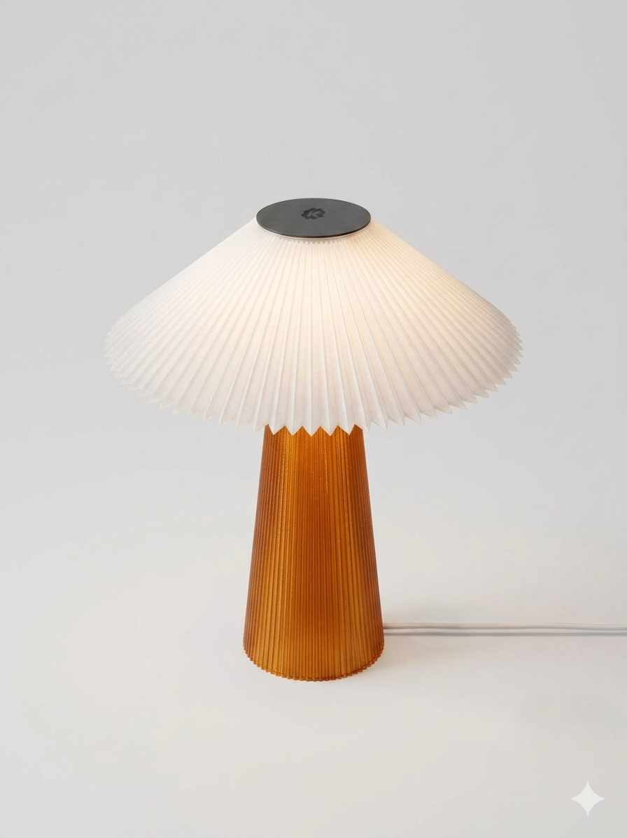 Lampe Canopée Perle Miel